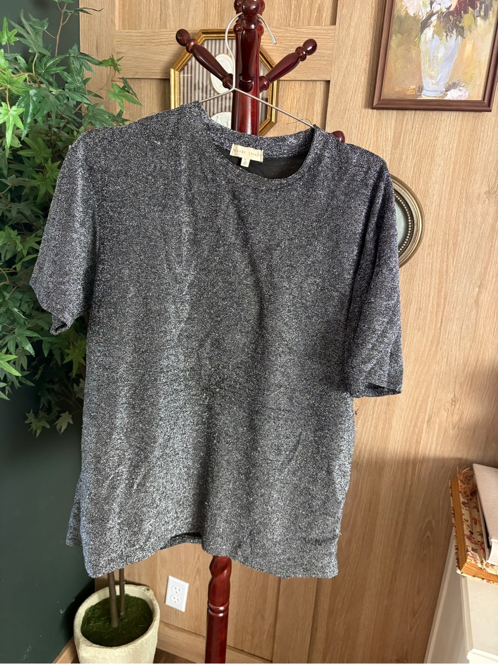 Gilded Intent Men's Short Sleeve Crewneck Tee in Charcoal Gray
